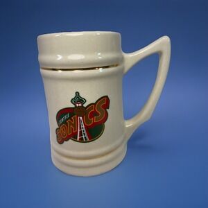 Seattle Sonics Coffee Mug/Beer Stein With Gold Trim Rare Vintage